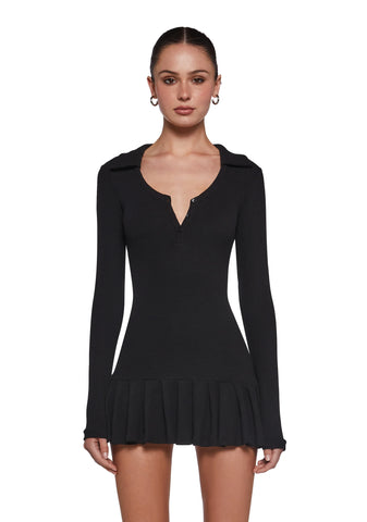 Class Dismissed Mini Dress - Black