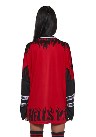 313 Hotline Oversized Jersey Tee