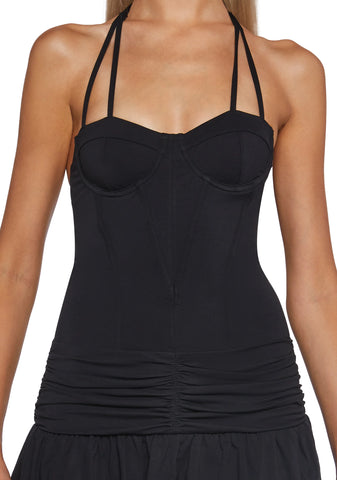 Oracle Of Delphi Mini Dress - Black