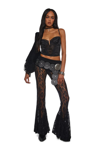 Siren Moves Lace Flare Pants