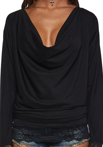 Vandal Beauty Cowl Top
