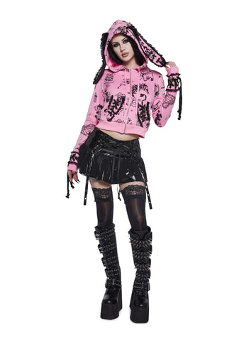 Babe Breaking Tradition Bunny Ear Jacket