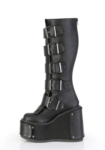 Transformer-800 Platform Knee High Boots