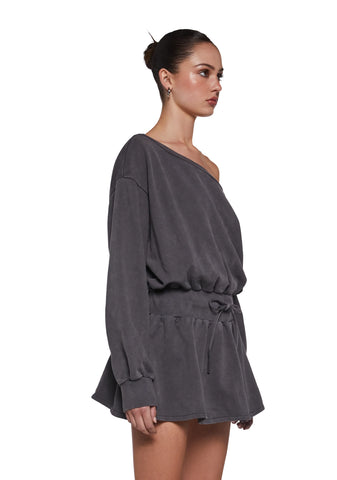 Fingers Crossed Sweatshirt Dress