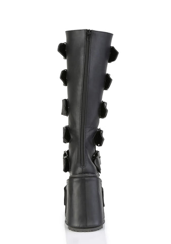 Transformer-800 Platform Knee High Boots