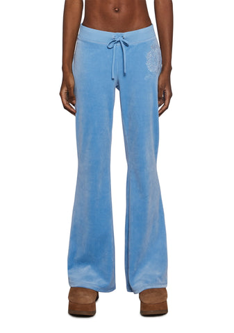 Crown Heritage Cotton Velour Track Pants