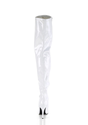 Seduce-3000 Thigh High Boots-White