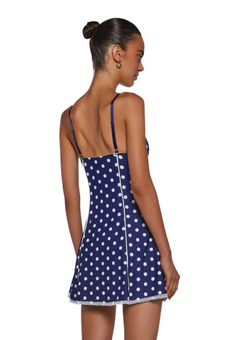 Ahoy Baby Polka Dot Mini Dress