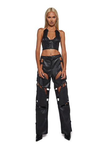 Biker Floating Pants - Black