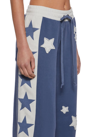 Starry Wide Leg Joggers
