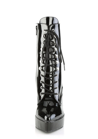 Indulge-1020 Platform Ankle Boots-Black