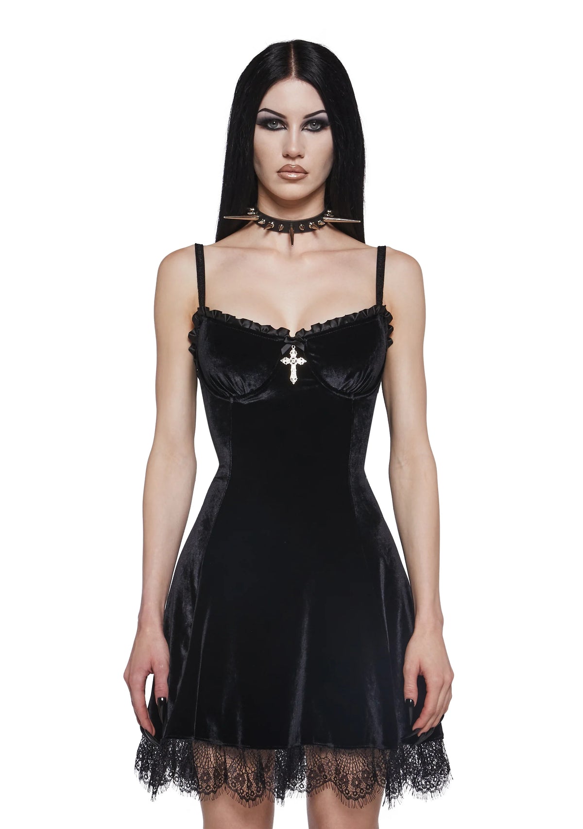 Midnight Blind Faith Velvet Dress