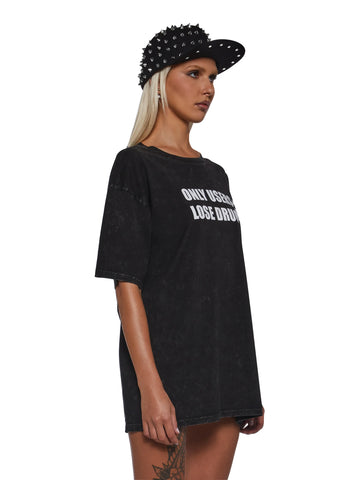 User Losers Oversized Graphic Tee