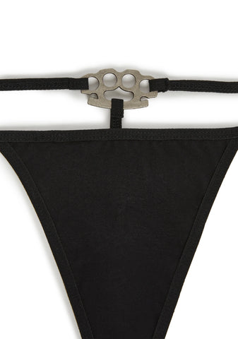 Ciska Brass Knuckles Thong Panty