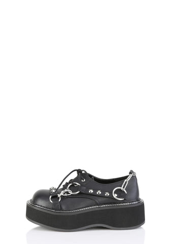 Emily-32 Platform Oxford Shoes