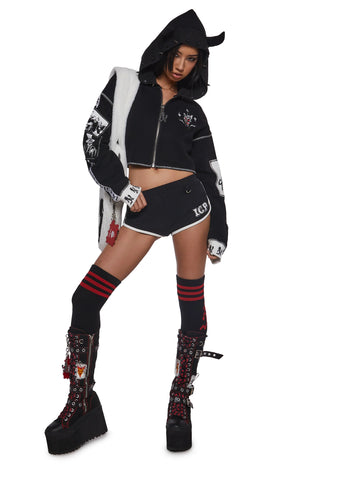 Painted Laughs Booty Shorts