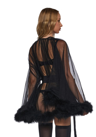 Hollywood Glam Luxury Mini Robe