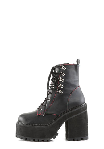 Assault-100 Platform Ankle Boots