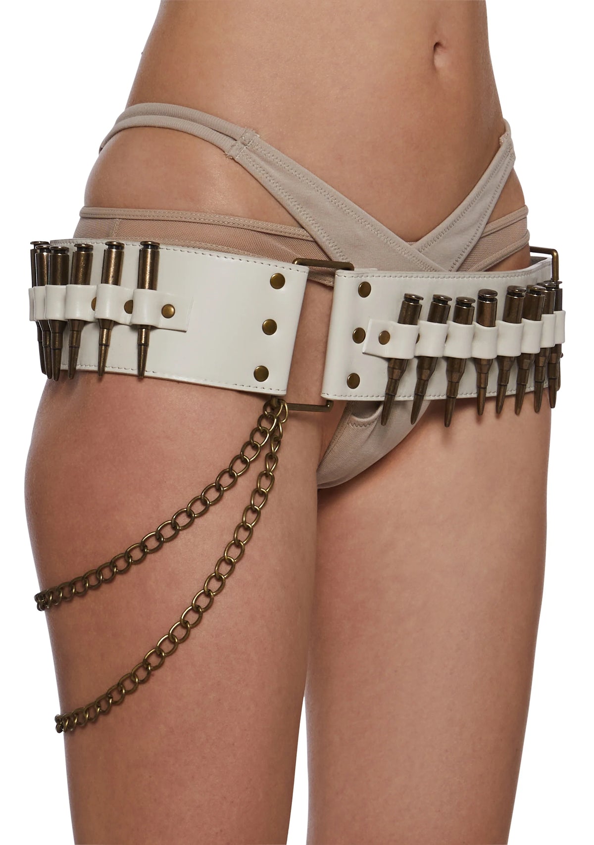 Signal Bullet Belt With Fringe