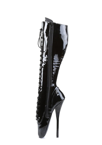 Ballet-2020 Spike Heel Ballet Knee Boots