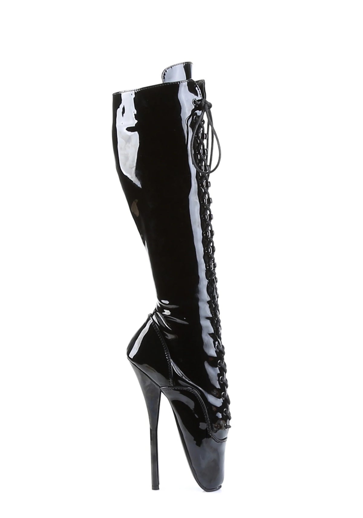 Ballet-2020 Spike Heel Ballet Knee Boots