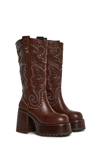 Butterfly Rodeo Western Boots