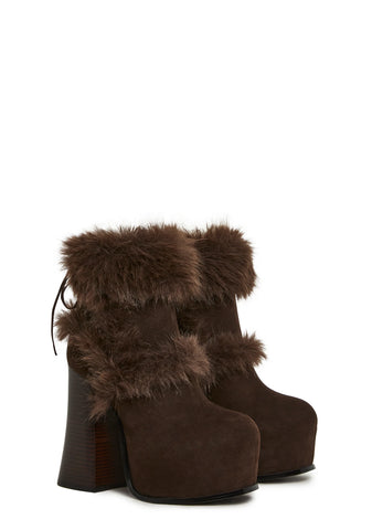 Sonata Beats Faux Fur Booties