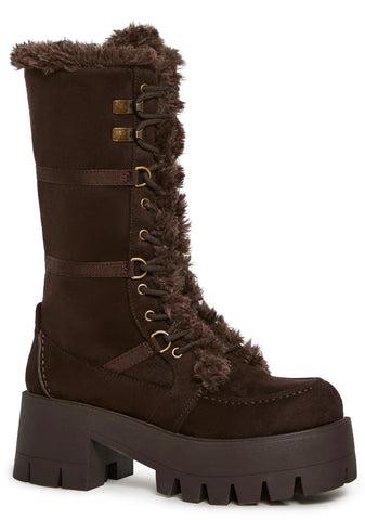 Grunge Trek Hiking Boots - Brown