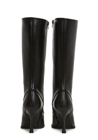 Tricks And Trials Lace Up Boots - Black