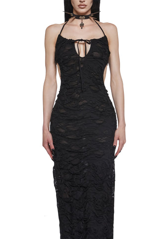 Cemetery Surprise Maxi Dress