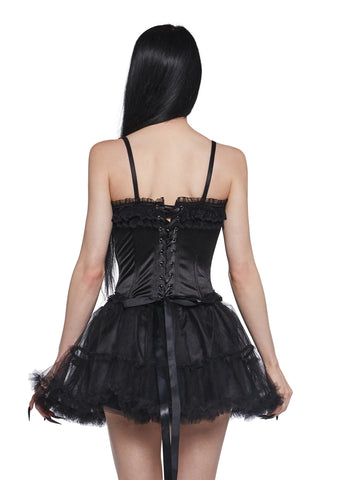 Romantic Age Corset Top - Black