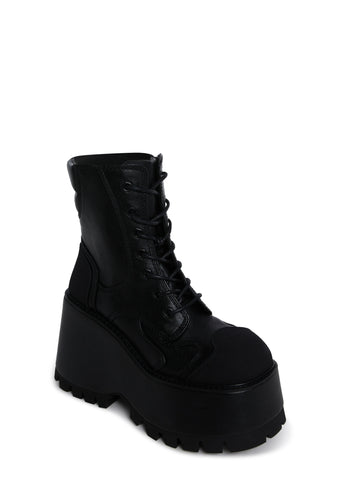 Totally Swear Platform Boots