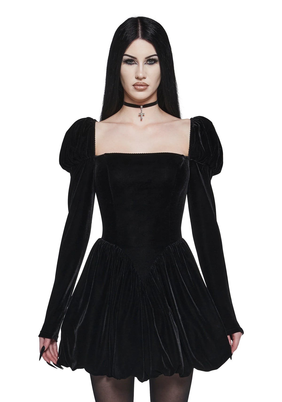 Mystic Hour Velvet Dress