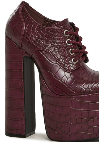 Iconic Walk Platform Oxfords