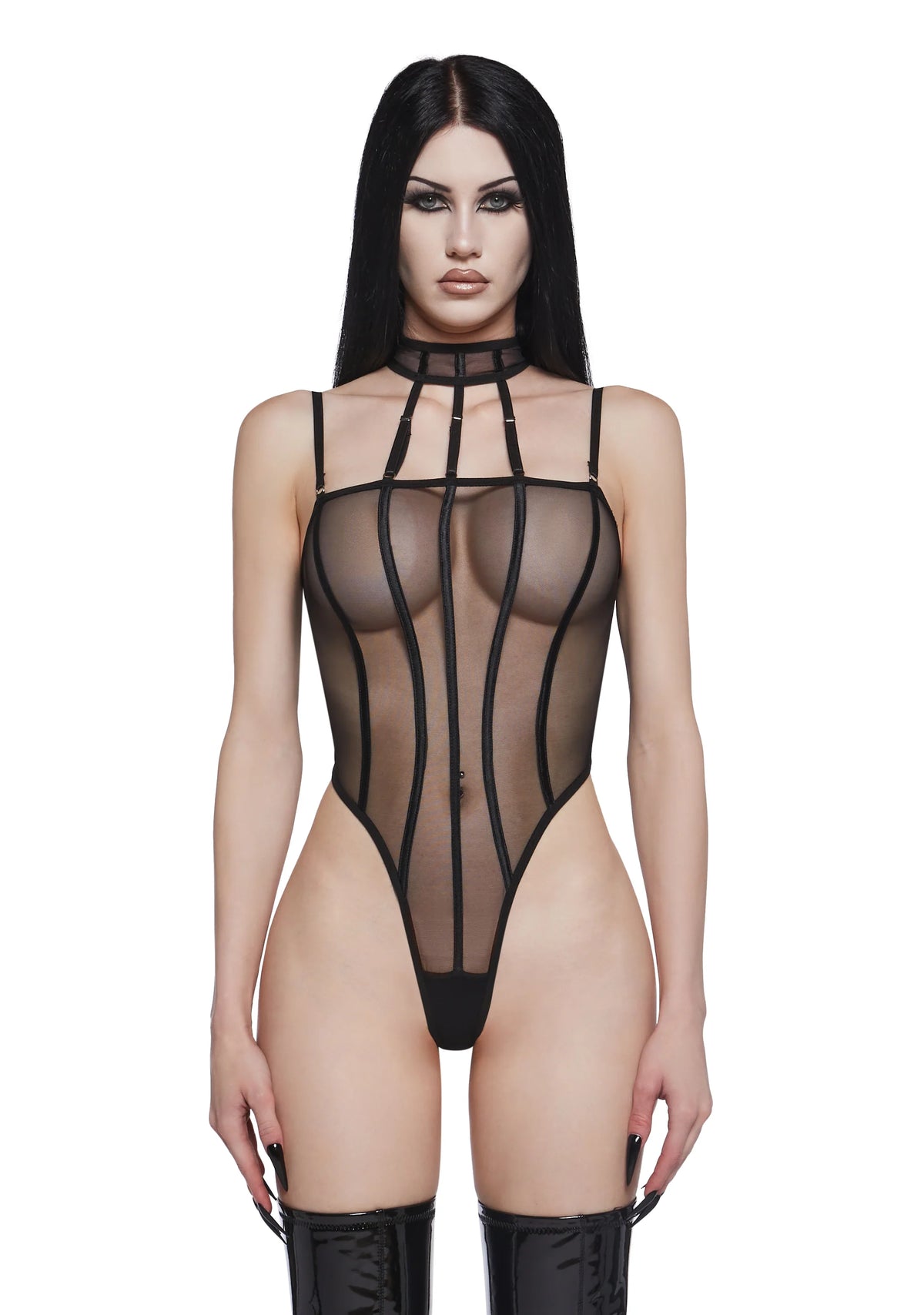 Sexy Habits Mesh Bodysuit