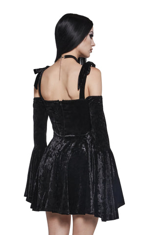 Nocturnal Elegance Mini Dress