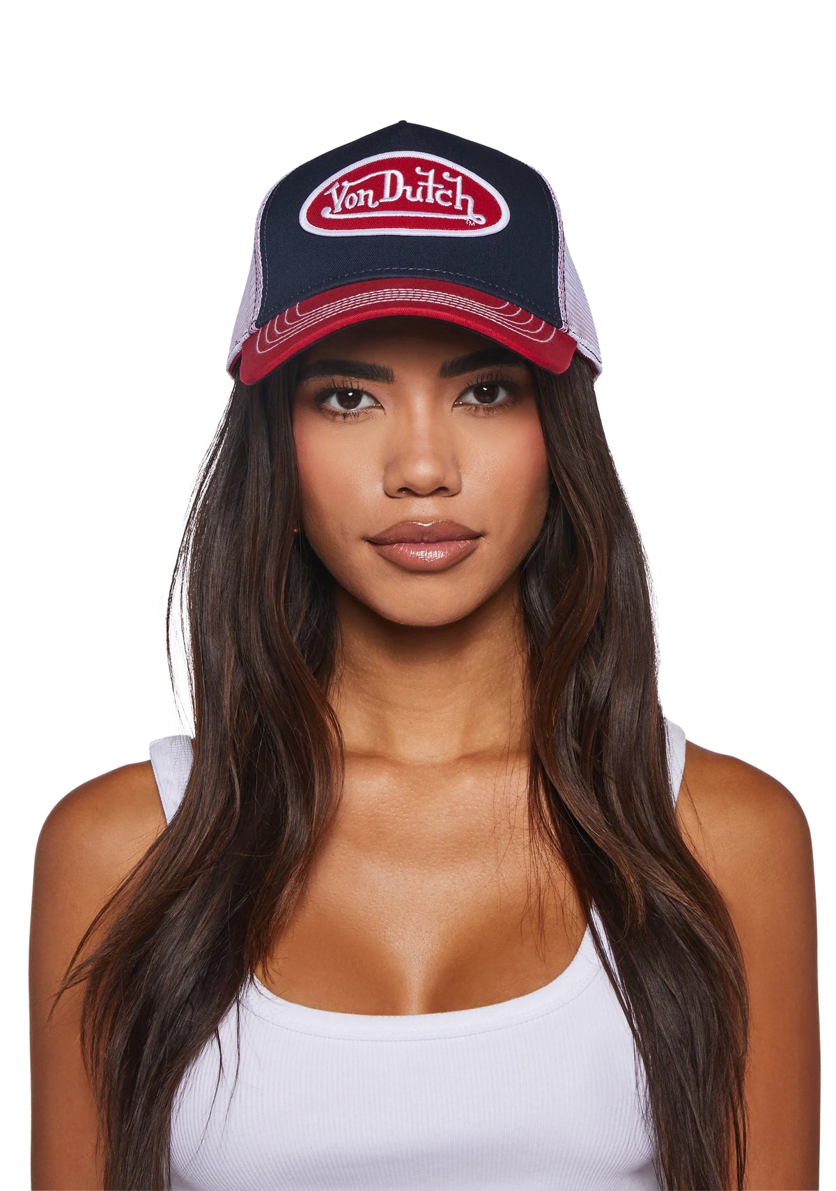 Red And Black Trucker Hat