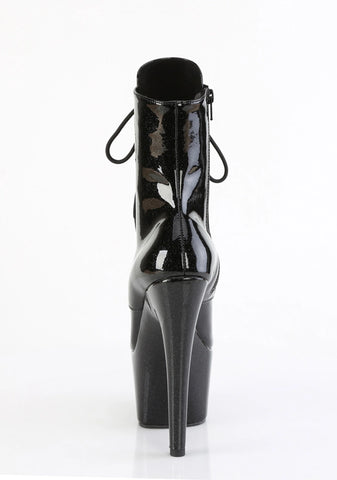 Adore-1020GP Platform Ankle Boots-Black