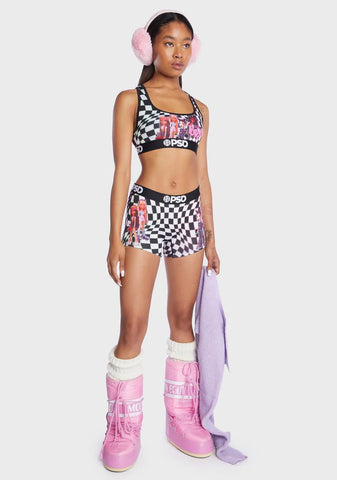 Bratz Checker Sports Bra