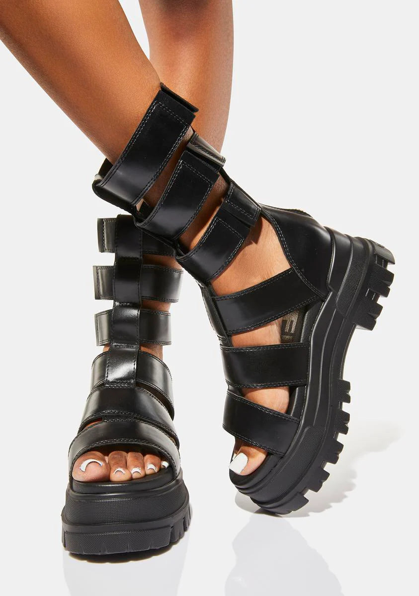 Aspha Zeus Platform Sandals