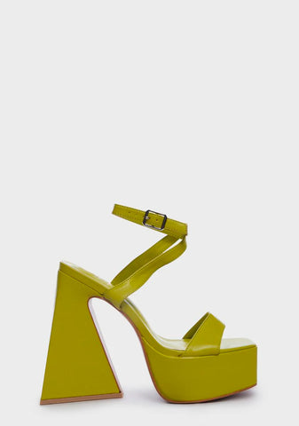 Melon On The Beat Platform Heels