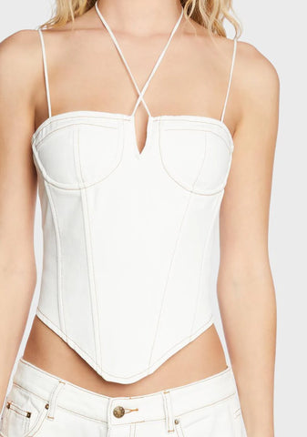 Pearl Del Gato Corset Top