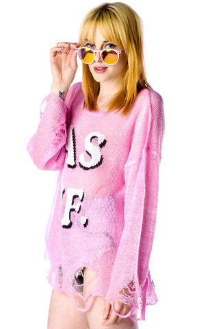 As If Lennon Sweater - Pink