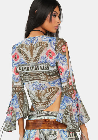 Billionaire Chiffon Top