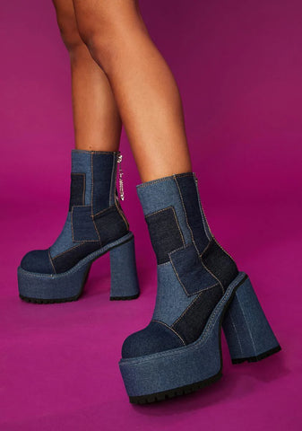 Guess Who's Back Platform Boots