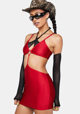 Guilty As Charged Mini Dress