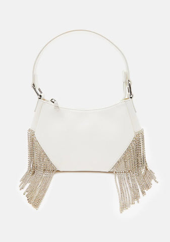 Icy Married To The Money Baguette Bag