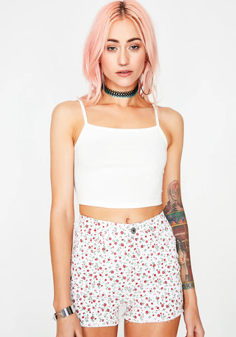 Rosy Cheeks Denim Shorts