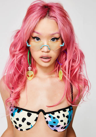 Teal Be Heart Sunglasses