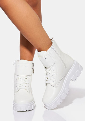Snow Suit Yourself Buckle Ankle Boots
